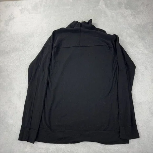 Helmut Lang Men's Size XL 100% Wool 1/4 Black Zip Up Jacket with Italian Yarn - Picture 6 of 12